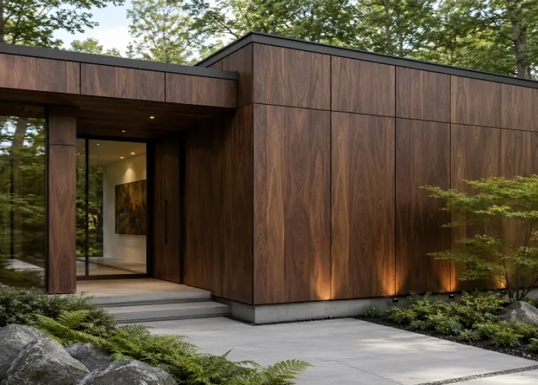 Prefabrikované panely z černého ořechu: prémiové řešení pro moderní konstrukci a design