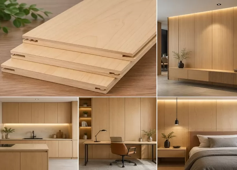 Javorové panely připravené k instalaci: praktické a elegantní řešení pro moderní interiérové aplikace